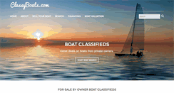 Desktop Screenshot of classyboats.com