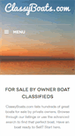 Mobile Screenshot of classyboats.com